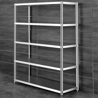 Shelves, stainless steel storage racks, five-layer storage racks, floor-standing multi-layer sundry racks, organizer racks, four-layer cargo racks