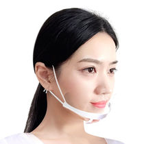 Fofu CNMF transparent anti-fog mask hotel Catering food chef mask (Standard paragraph 10 only)