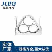 Jiangchang three-core cable clamp JGP-1 non-magnetic steel aluminum alloy cable clamp