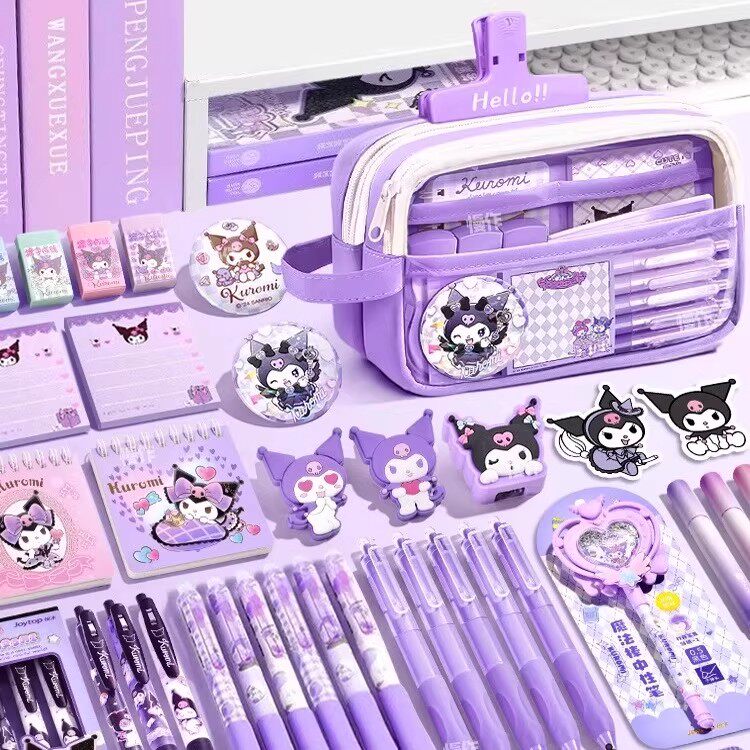 2025 Pencil Case Stationery Box for Girls, 2024 New Model, Large Capacity, High Appearance Value, for Elementary School Students, Kindergarten Pencil Bag, Children's First Grade