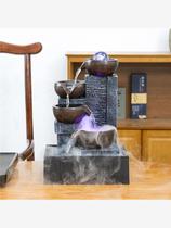 Chinese desktop flowing water fountain circulating water ornaments TV cabinet living room office desk tea table fortune making home crafts