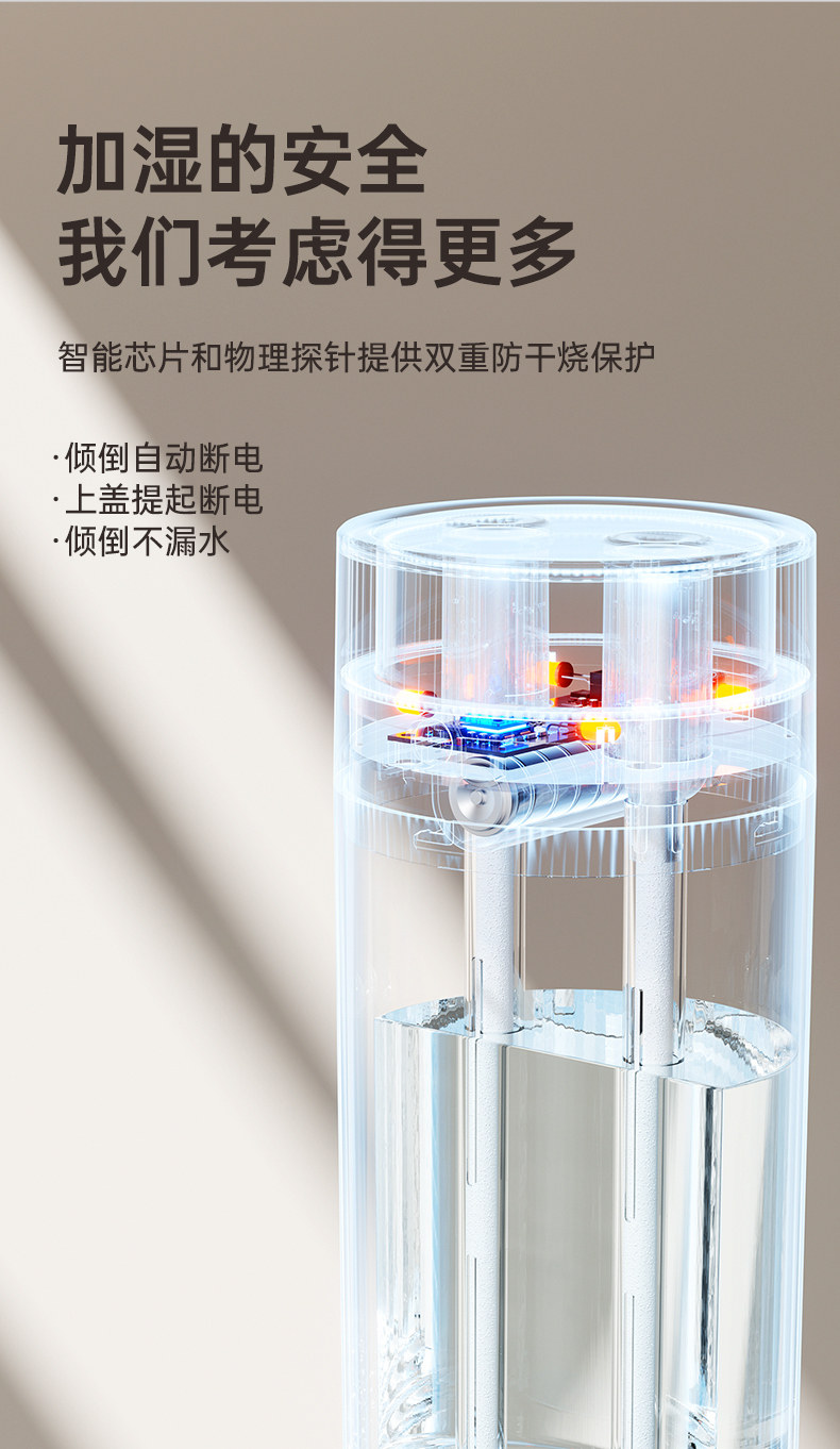 USB-увлажнитель воздуха 【双喷口2l大容量】2024新款加湿器家用小型静音卧室usb充电孕妇婴儿空气办公室桌面便携宿舍空调房迷你喷雾