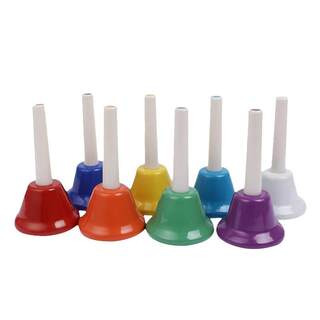 Musical instrument colorful 8-tone lesson bell children's percussion instrument touch bell kindergarten eight-tone melody bell
