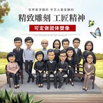 Soft clay dolls customized clay figures real-life dolls photos pinched figures wax figures clay sculptures hand-made dolls wedding gifts