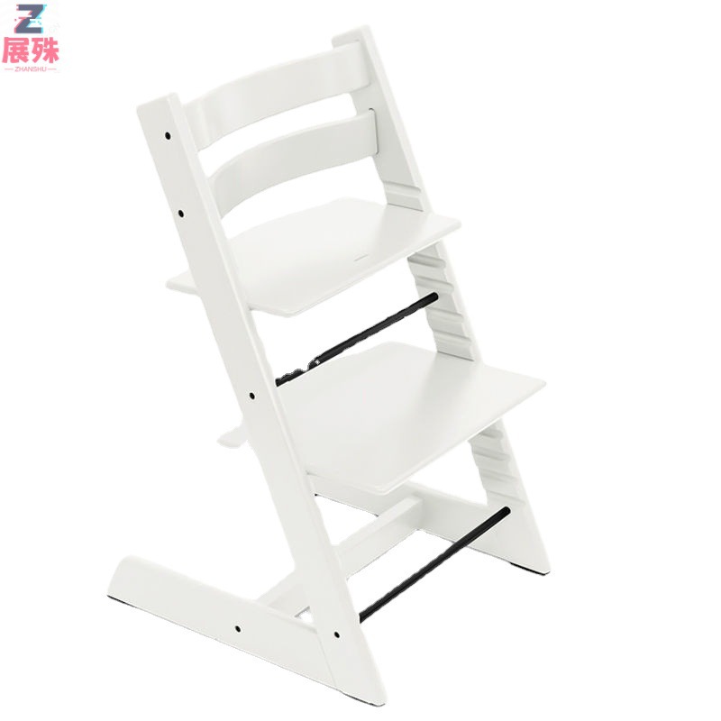 Growth chair, children's dining chair, wooden baby seat, portable dining table, adjustable table and chairs