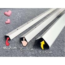 Integrated ceiling aluminum gusset plate honeycomb large plate with extremely narrow edges and corner lines minimalist style white board with extremely narrow edges