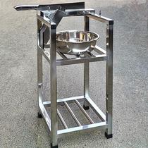 Stainless steel sugarcane guillotine sugarcane section cutter extended cutter rack sugarcane turn knife slicer dicing machine