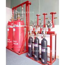 Type propylene fluoride cabinet gas single-group alkane seven-cylinder fire extinguishing equipment. Fire protection manufacturer supplies heptafluoropropane fire extinguishing device