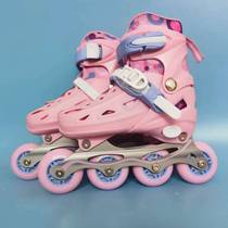 Nouveaux patins à roulettes pour enfants débutants patins à roulettes plats professionnels patins à roulettes pour garçons et filles ensemble complet