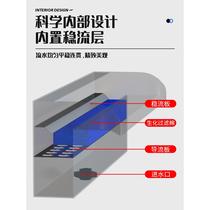 Stainless steel waterfall outlet courtyard water curtain wall water outlet landscaping water feature wall water tank fish pond decoration landscape