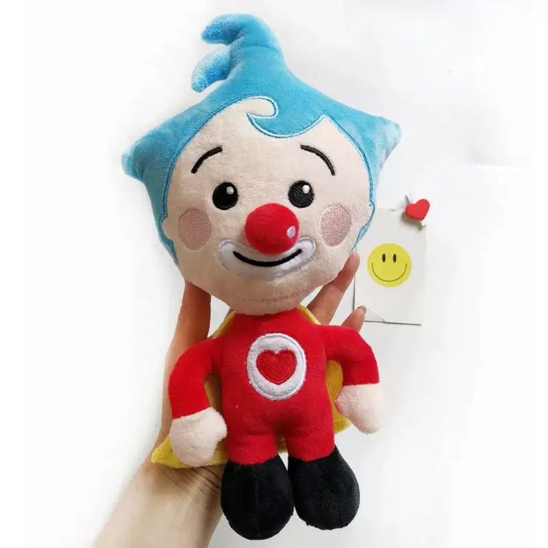 Дешёвые 25см Плим Клоун Плюш toy, каваи клоун плюшевые игрушки