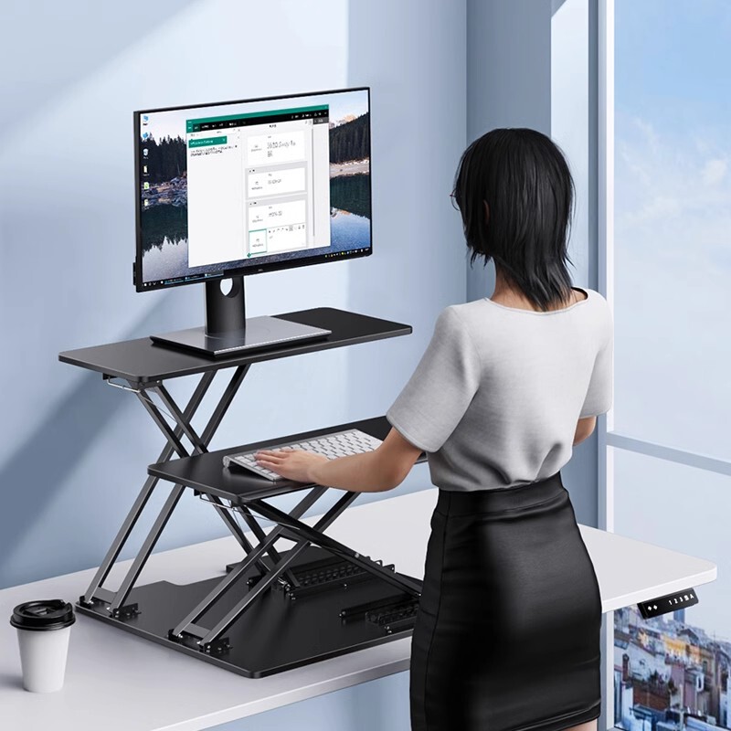 Standing Adjustable Computer Desk, Foldable Laptop Stand, Mobile Simple Desktop Office Desk, Height-Adjustable Keyboard Stand Standing Adjustable Computer Desk, Foldable Laptop Stand, Mobile Simple Desktop Office Desk, Height-Adjustable Keyboard Stand