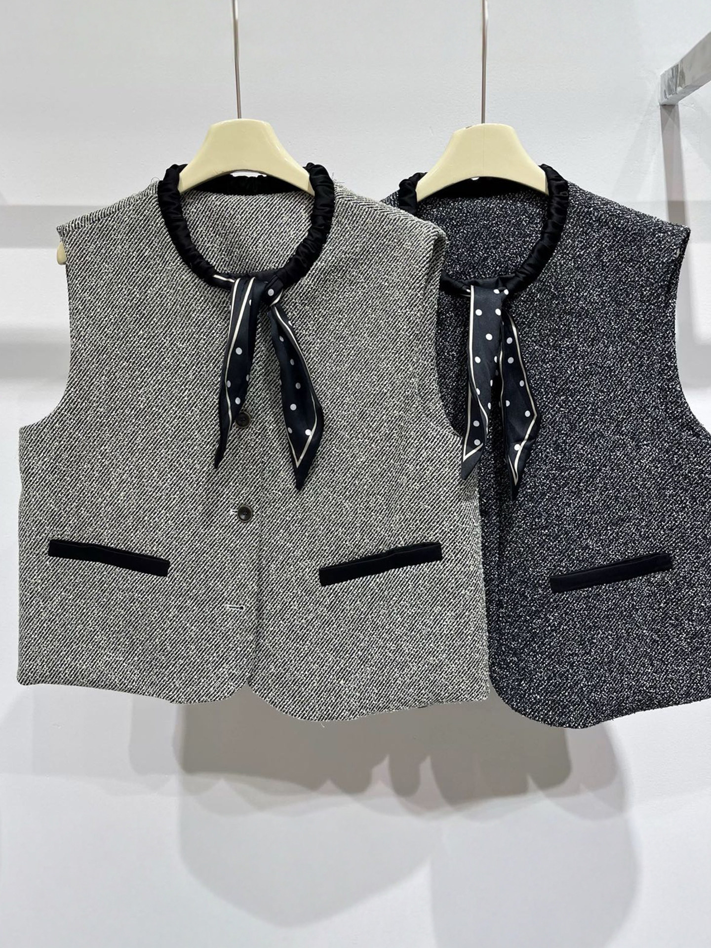 Chanel-Style Vest for Women, 2025 Spring and Autumn New Model, Petite, Stylish, Versatile, Age-Reducing, Slimming Vest Jacket