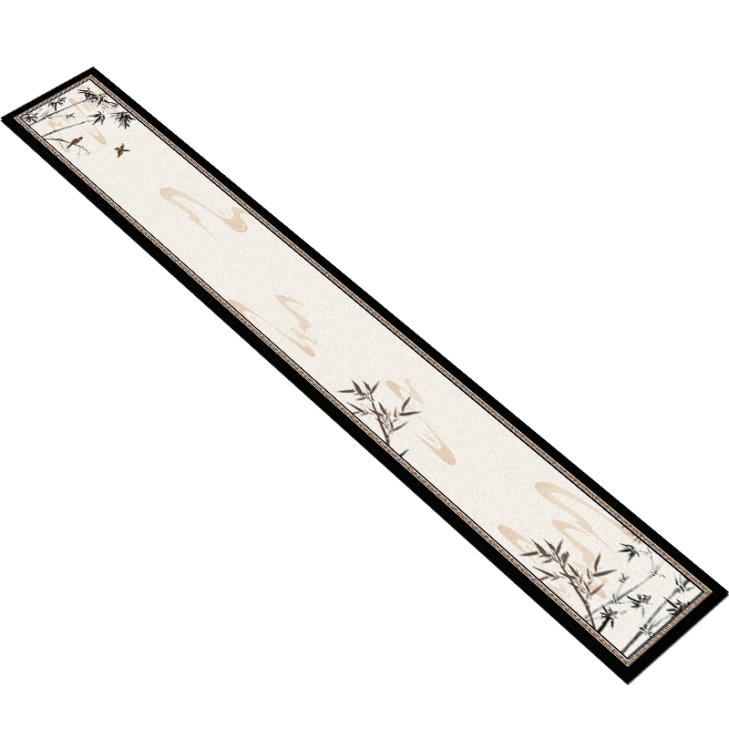 New Chinese-style bay window mat, narrow modified window sill mat, light luxury waterproof, no-wash, water-absorbent, sunscreen window protection mat, can be cut