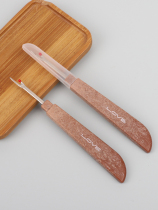 Seam ripper fast imitation wooden handle embroidery seam ripper home tailoring seam removal cross stitch tool thread picker and thread cutter