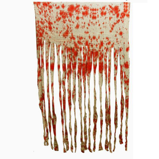 Halloween Decoration Bat Blood-Stained Door Curtain Door Hanging Ornament Haunted House Secret Room Horror Atmosphere Scene Decoration