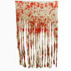 Halloween Decoration Bat Blood-Stained Door Curtain Door Hanging Ornament Haunted House Secret Room Horror Atmosphere Scene Decoration