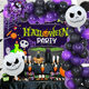 Halloween Decoration Balloon Party Banner Backdrop Atmosphere Store Stage Event Decoration Scene Setup Set