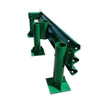 Corrugated guardrail rural road anti-collision facility highway isolation protection hot-dip galvanized spray-coated beam steel guardrail two waves
