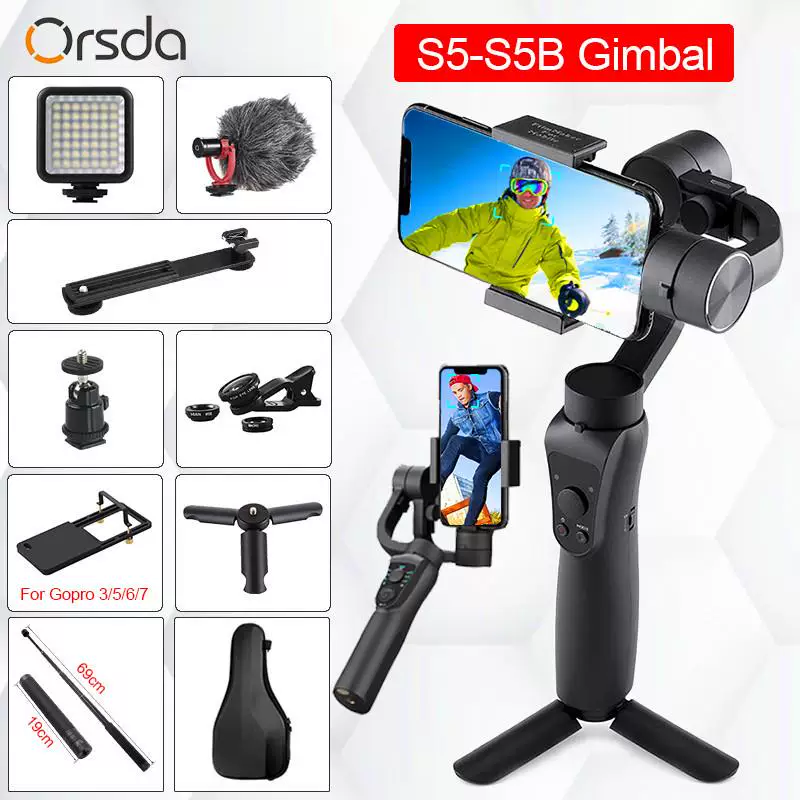 ORSDA S5B 3 Axis Handheld Stabilizer GIMBAL SMARTPHONE