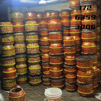 6 inches 8 inches 10 inches lion drum lion drum cowhide drum Foshan small lion drum gong and lion drum complete set