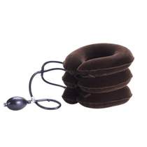 Corrective inflatable stretch portable fixator neck brace head home neck brace full velvet cervical vertebra traction device