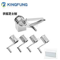 Spot stainless steel cheese grater hand-cranked rotating cheese grater creative cheese grater hand-cranked grater tool