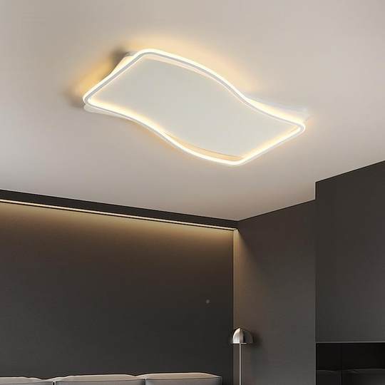 客厅吸顶室灯全屋套餐灯具现代白用款YJ6807色简约家卧书房几何薄