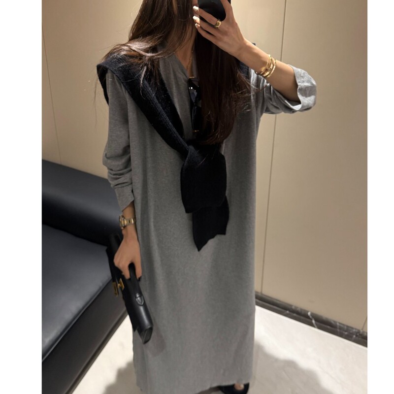Style Clip-On Slit Maxi Dress: Comfort Is King, Lazy and Relaxed Style, Slimming and Elongating Effect