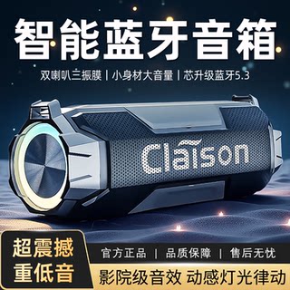 Smart Wireless Bluetooth Speaker, Outdoor Waterproof Portable Speaker, USB Flash Drive, Card Insertion, Dual Speakers, Triple Diaphragm, Heavy Bass