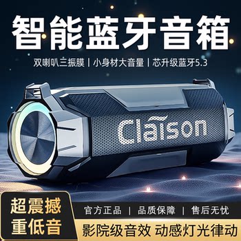 Smart Wireless Bluetooth Speaker, Outdoor Waterproof Portable Speaker, USB Flash Drive, Card Insertion, Dual Speakers, Triple Diaphragm, Heavy Bass Subwoofer