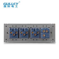 Switch socket 118 type wall switch one open double control fifteen hole socket panel 195 size