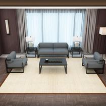 Manzun Furniture Office Sofa Coffee Table Combination Simple Modern Fabric Sofa Office Reception Sofa Rest