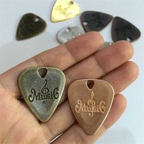 Hot Sale Metal Guitar Pick Zinc Alloy Plectrum 3x2 5cm Zinc