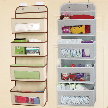 Back door storage hanging bag wall hanging storage bag fabric hanging bag dormitory artifact home p use wall hanging storage bag hanging