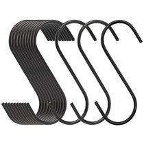 Sante stainless steel S-shaped hook without punching kitchen balcony metal hook bathroom household multi-functional storage god
