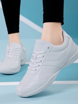 Competitive aerobics shoes for men and women white dance shoes adult fitness broadcasting gymnastics training shoes childrens cheerleading shoes