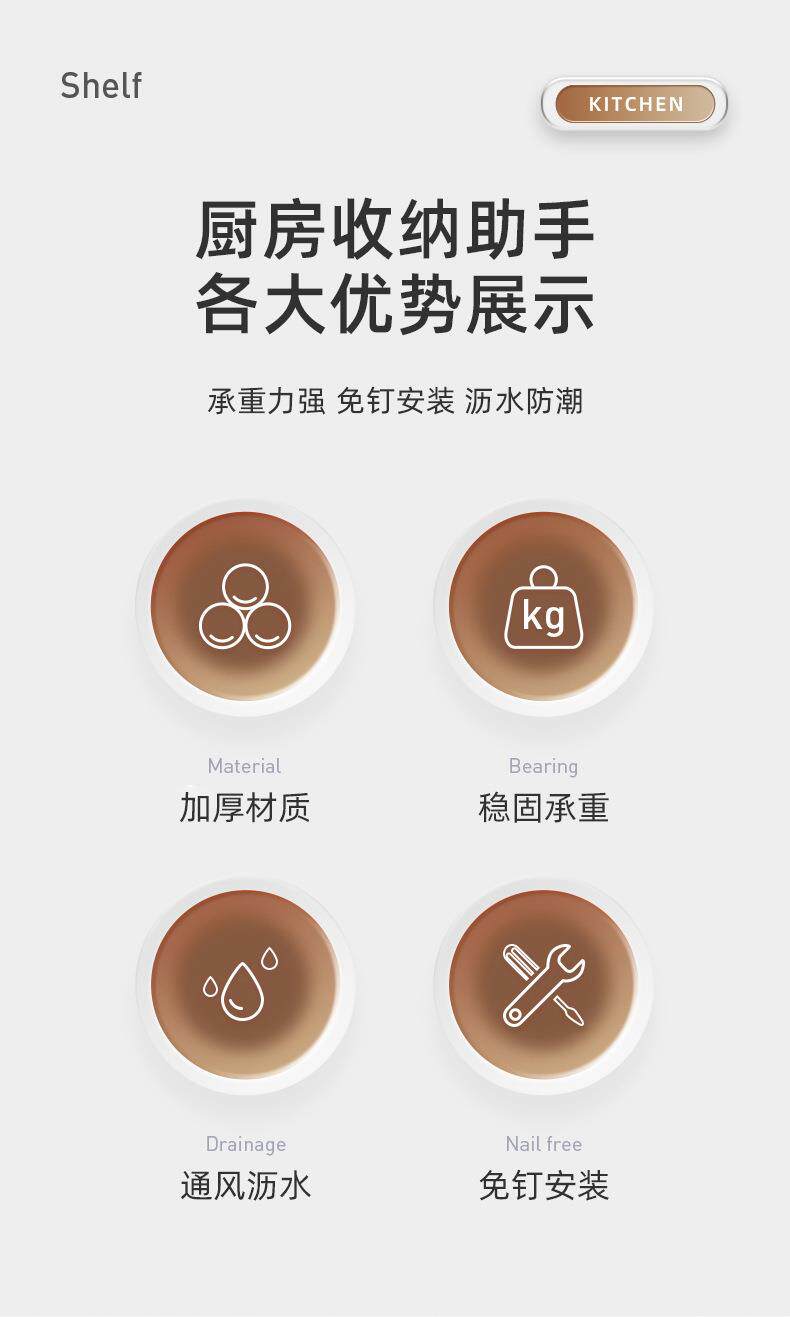 Полка кран  厨房水龙头置物架洗碗洗菜池水槽用品家用沥水篮多功能抹布收纳架