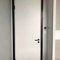 New wooden door interior door bedroom door solid wood door soundproof room door household set door solid wood composite paint door