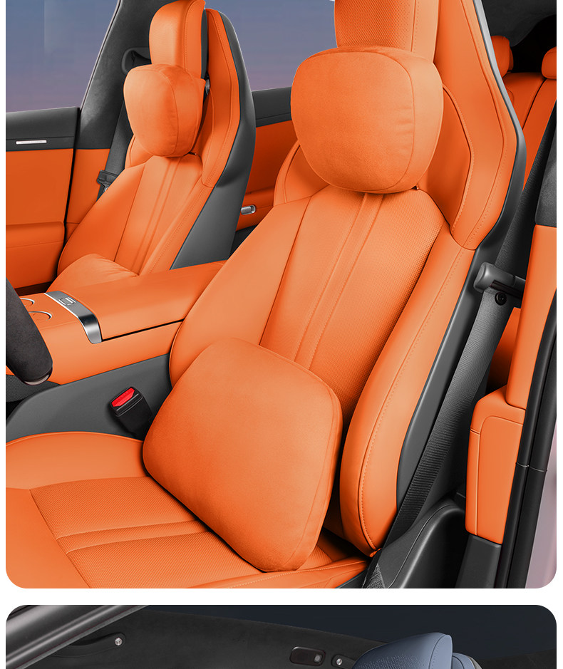 Suitable for Xiaomi Yu7 Magnetic Headrest, Lumbar Support, and Neck Pillow, Same Model as the Comfortable Headrest and Lumbar Support Pillow from Xiaomi Mall
