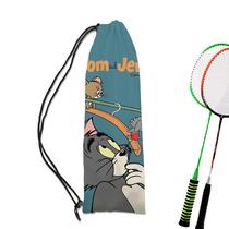 Badminton racket bag single flannel bag high-end fashion portable racket bag high-end fashion single shoulder badminton bag