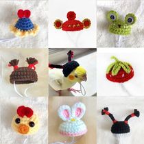 Parrot hamster tiger skin cockatiel hat parrot pet small hat headgear worn by bird headgear mini hat