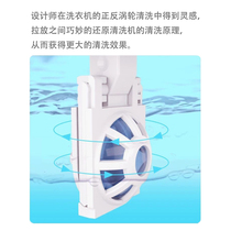 German contact lens cleaner to remove protein portable manual simple clean contact lens storage box automatic flushing