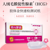 Test de grossesse bâton papier de test de grossesse Xinxinmengyu gonadotrophine chorionique humaine HCG or colloïdal papier de test de détection rapide