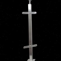 304 stainless steel stair handrail column household glass balcony guardrail stair guardrail handrail