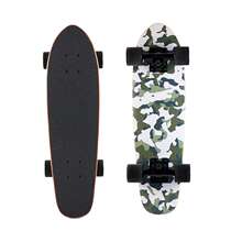 Yibao Big Shark Skateboard Maple Fish Board Banana Board Single Upturned Four Wheel Skateboard for Transportation