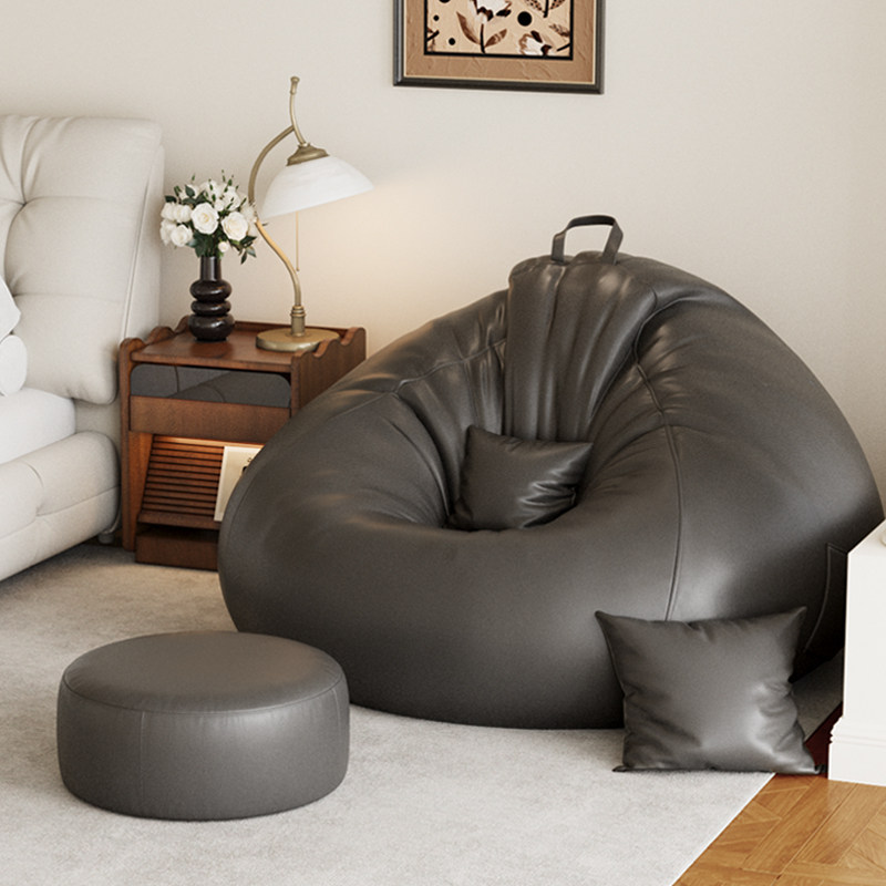 Ленивый диван-подушка bean bag спальня с односпальным маленьким диваном для одного человека, на котором можно спать и лежать на балконе в сетчатом кресле-качалке знаменитости Изображение 1