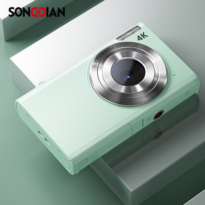 Songdian Dc402 Digital Camera, Student-Friendly, Portable, Small, High-Definition, Travel Beginner's Camera, Suitable for Girls, Compact Camera, Replaces Ccd
