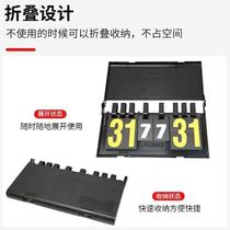 Scoreboard card desktop board badminton factory engineering plastic scoreboard Bureau division of troops and ball convenient score turner