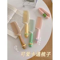 *Internet celebrity cute little comb for women special long hair anti-static household baby portable children girls hair comb